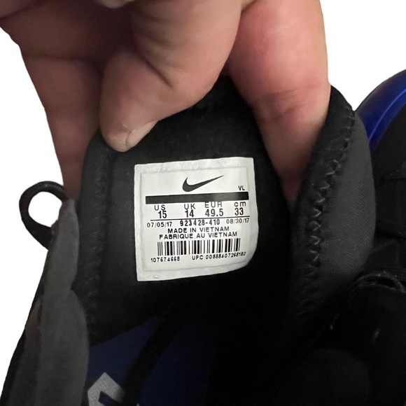 NWOT!  NIKE MAX AIR HURACHE METAL BASEBALL CLEATS- MEN SZ 15 - Picture 6 of 15